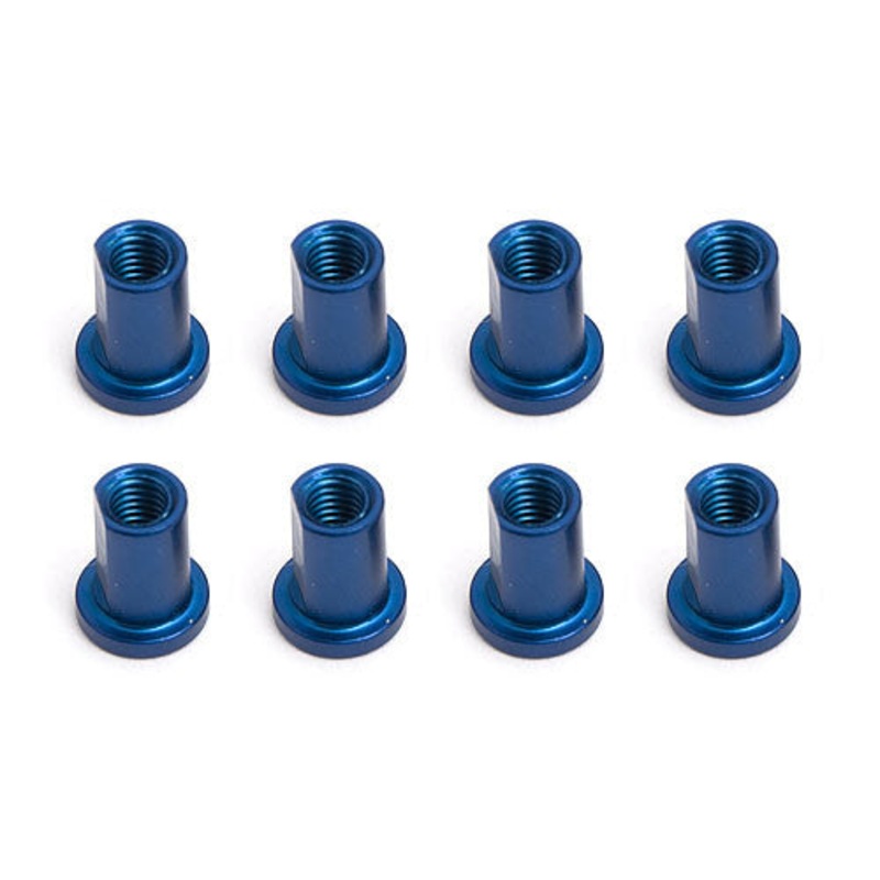 ASSOCIATED 31197 Arm Mount Nut Blue TC5 (8)