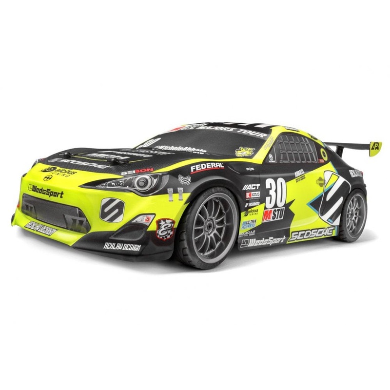 HPI 120090 E10 Michele Abbate Grrracing Touring Car RTR, 4WD, 2.4GHz Radio System