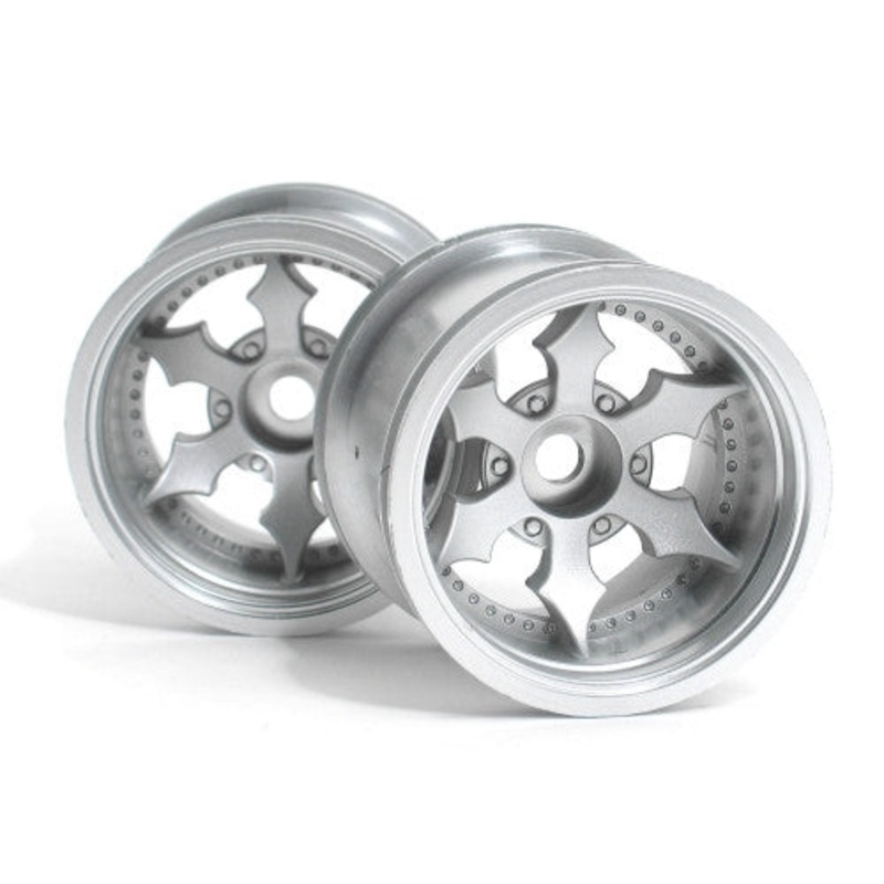 HPI 3083 Spike Truck Wheel Matte Chrome *DISC*