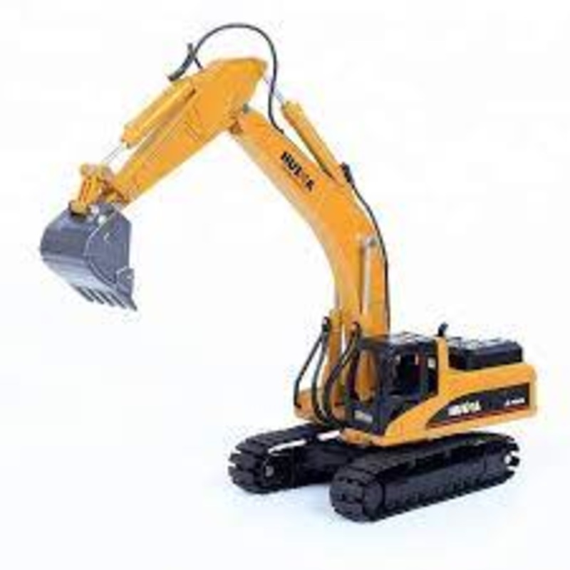 HUINA 1710 1/50 Static alloy Excavator