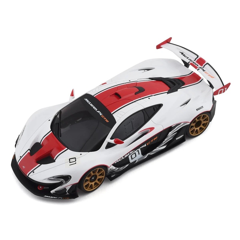 KYOSHO 32324WR MR-03 Mini-Z RWD ReadySet w/McLaren P1 GTR Body (White/Red) w/KT-531P 2.4GHz Radio