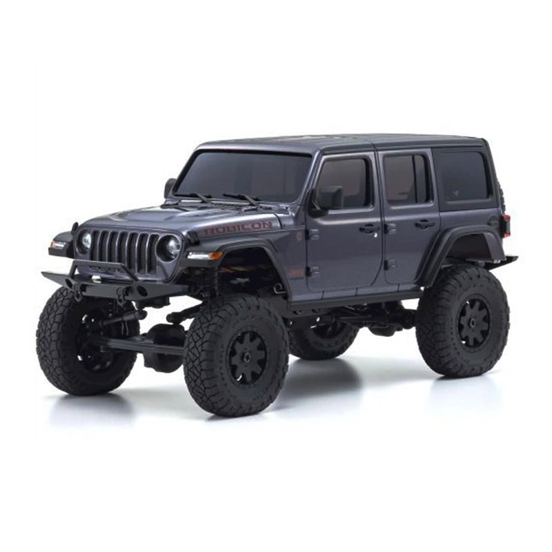 KYOSHO 32521GM MX-01 Mini-Z 4X4 Readyset w/Jeep Wrangler Body (Grey) & 2.4GHz Radio