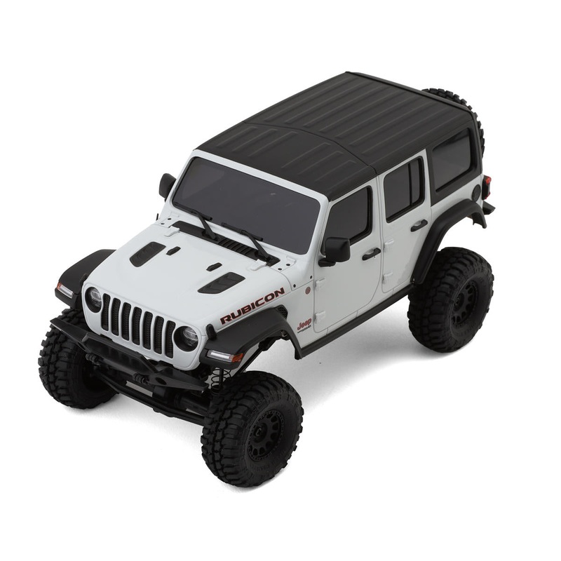 KYOSHO 32536W MX-01 Mini-Z 4X4 Readyset w/Jeep Wrangler Unlimited Rubicon Body (White) & 2.4GHz Radio