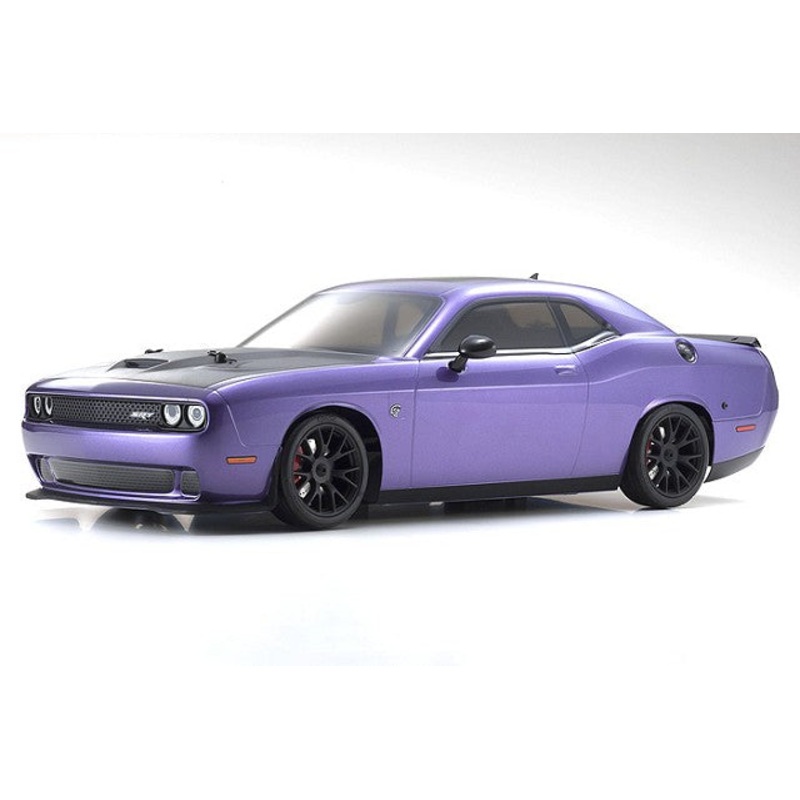 KYOSHO 34415B FAZER Mk2 2015 Dodge Challenger Hellcat SRT RTR, Plum Crazy Purple, 1/10 Electric 4WD Touring Car *DISC*