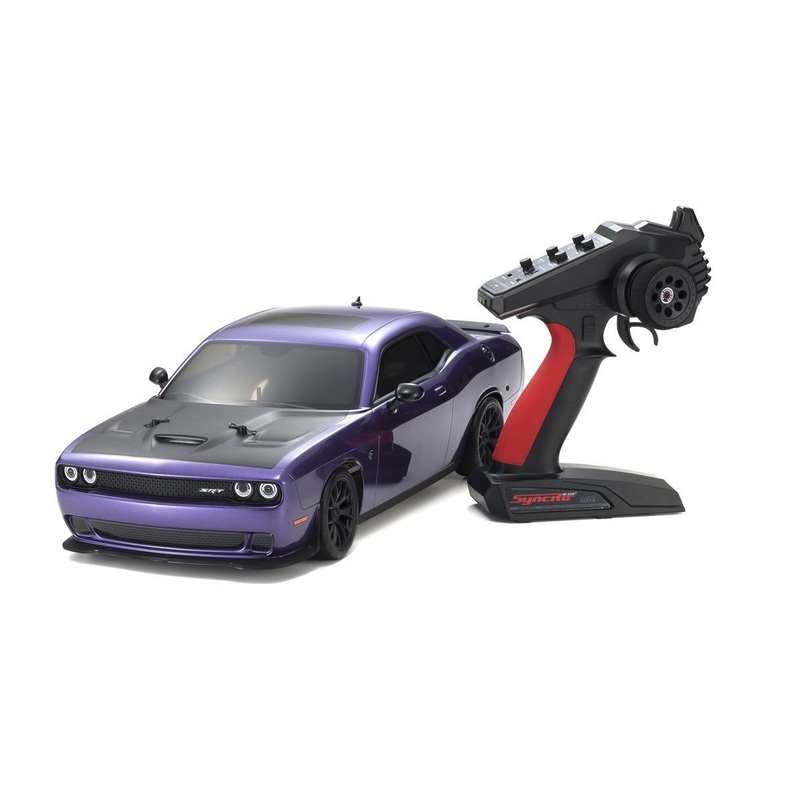 KYOSHO 34415C Fazer MK2 2015 Purple Dodge Challenger Hellcat RTR 1/10 Readyset