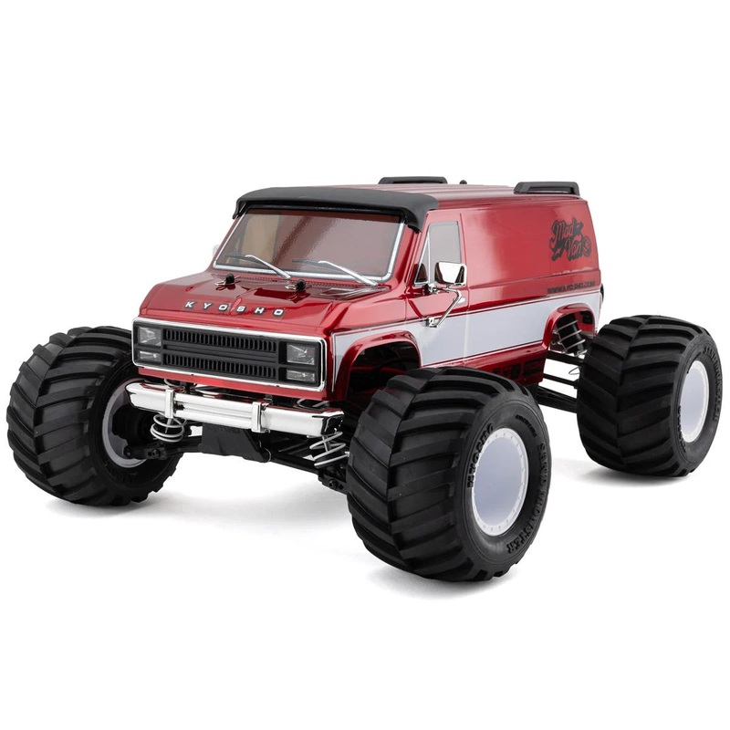KYOSHO 34491T1C Fazer Mk2 Mad Van VE 1/10 4WD Readyset Brushless Monster Truck (Red)