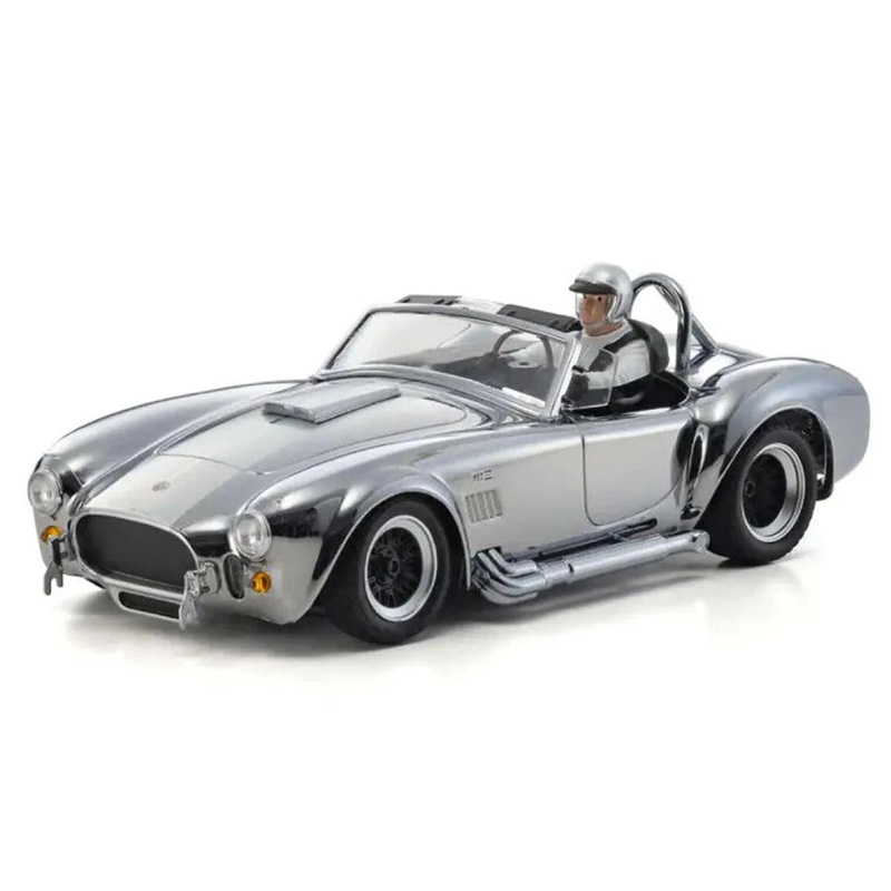 KYOSHO 66610C First Mini-Z RWD ReadySet w/Shelby Cobra 427 Body (Chrome)