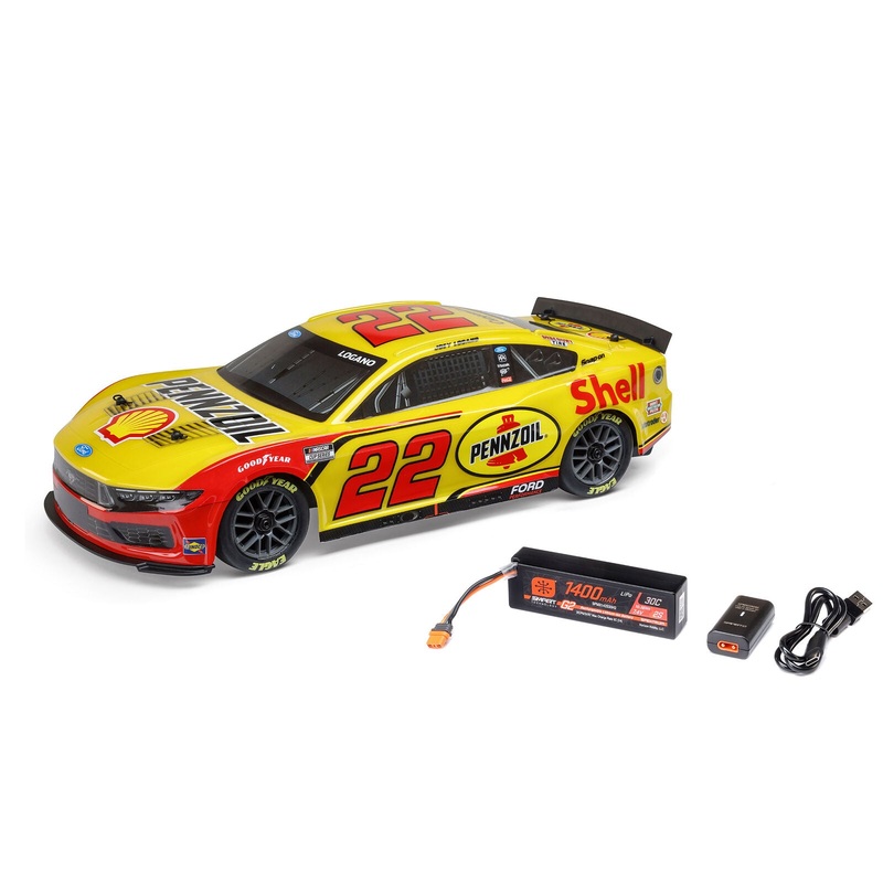 LOSI 1/12 NASCAR RC Racecar 2S AWD RTR Brushed On-Road (Battery & Charger Included)