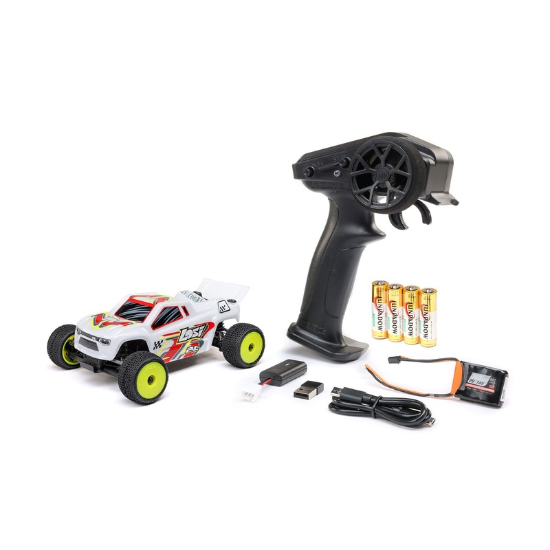 LOSI LOS-1392 1/28 Micro-T 2S 2WD RTR Stadium Truck (Battery & Charger Included)