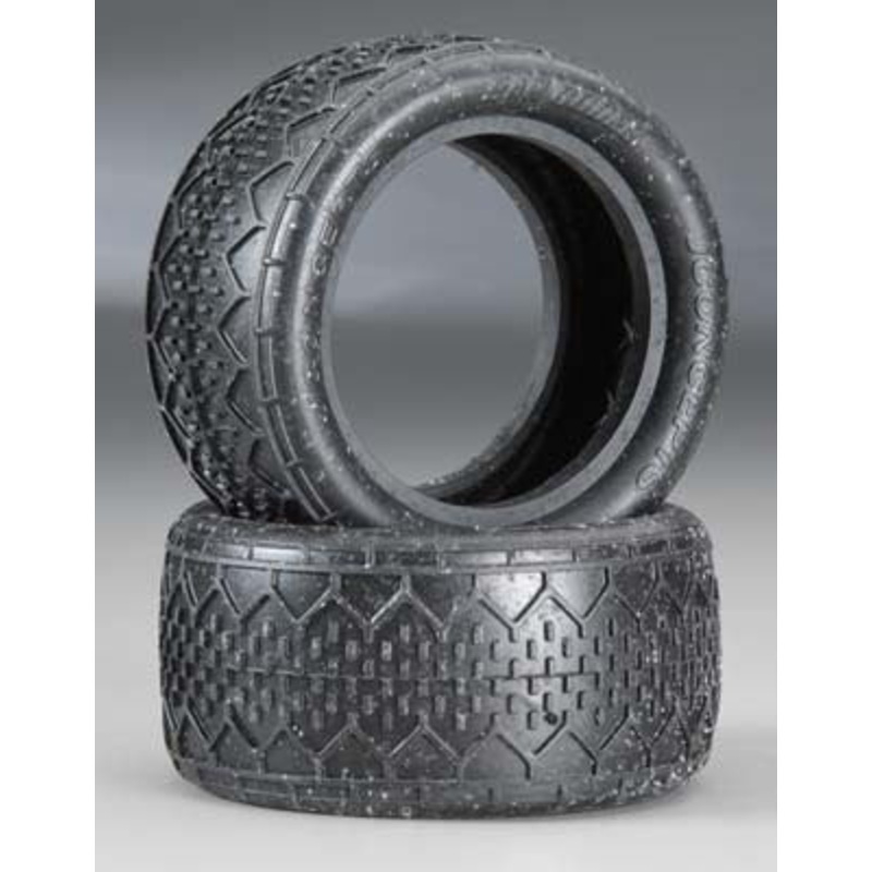JCONCEPTS 3033-05 Bar Codes V2 1/10 Buggy Rear Tire Gold (2)