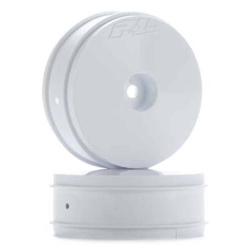 PROLINE 2750-04 Velocity VTR 2.4 2WD Hex Front White Wheels *DISC*