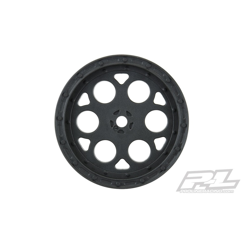 PROLINE 2782-03 Showtime 2.2" Sprint Car 12mm Hex Front Black Wheels