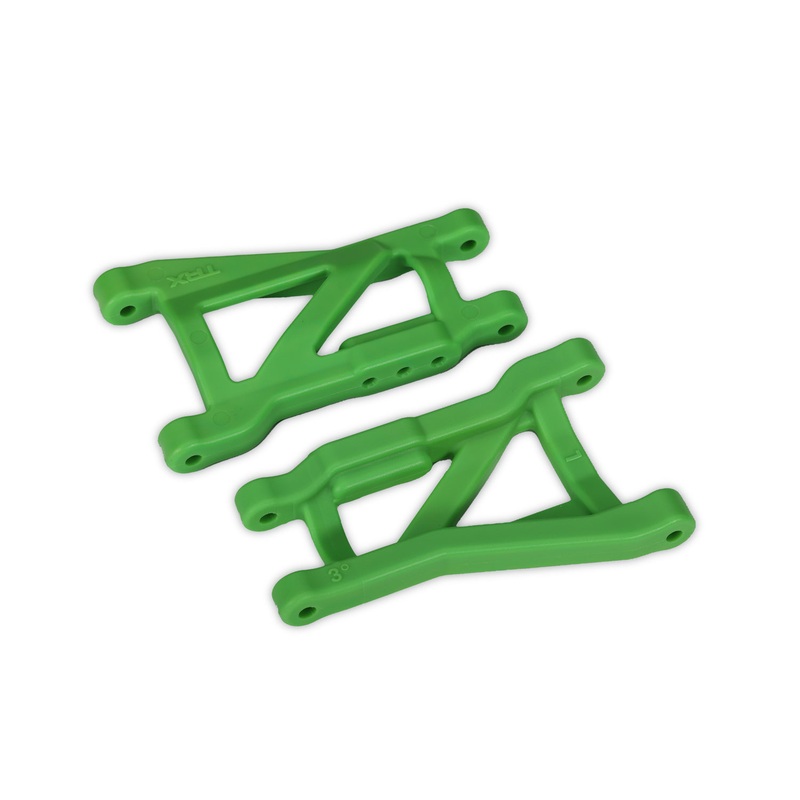 TRAXXAS 2750G Suspension arms, green, rear (left & right), heavy duty (2)