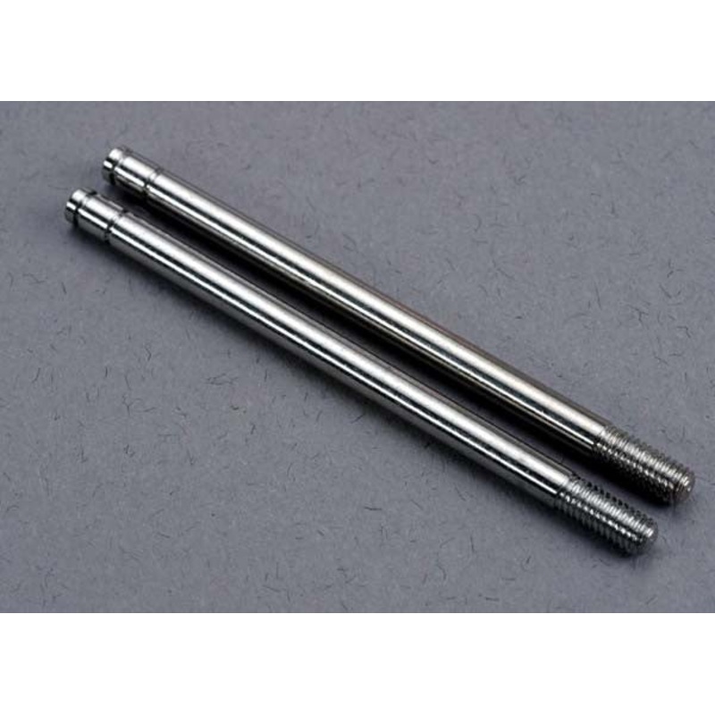 TRAXXAS 2765 Shock shafts, steel, chrome finish (X-long) (2) : SLASH 2WD, SLASH 4X4, STAMPEDE 2WD, STAMPEDE 4X4 TRA2765
