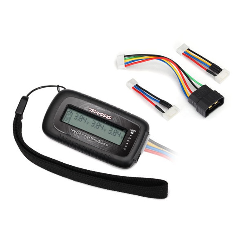 TRAXXAS 2968X iD Lipo Battery Voltage Cell Checker Tester Balancer w/ 2938X Lead Adapter