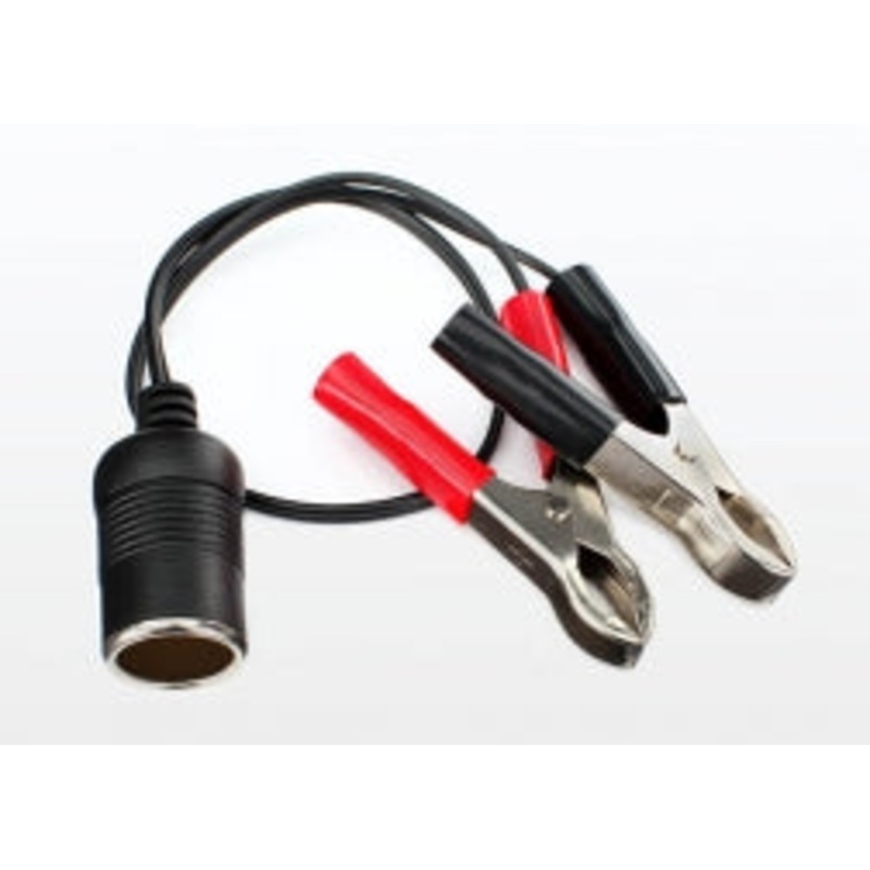 TRAXXAS 2979 12-Volt Adapter Female to Alligator Clips
