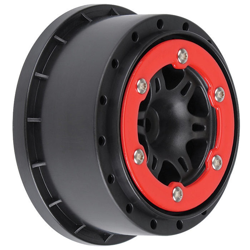 PROLINE 2715-04 Split Six Bead-Loc Rear Red/Black Slash