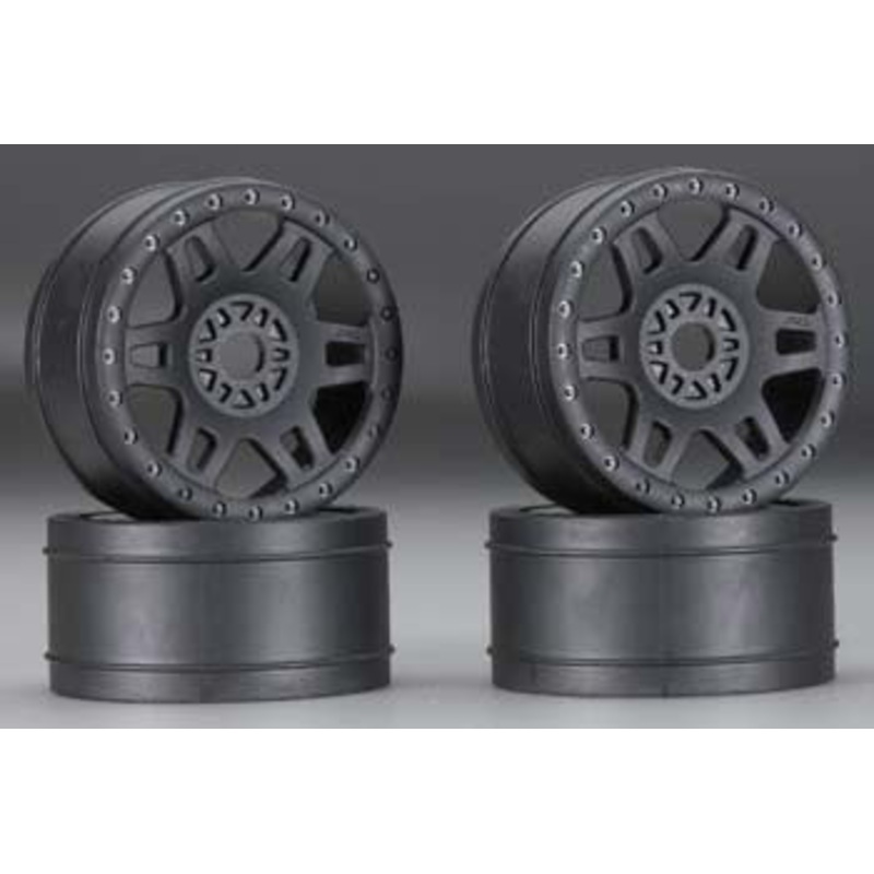 PROLINE 2724-03 Split Six V2 Black Front/Rear Wheels 1/8 *DISC*