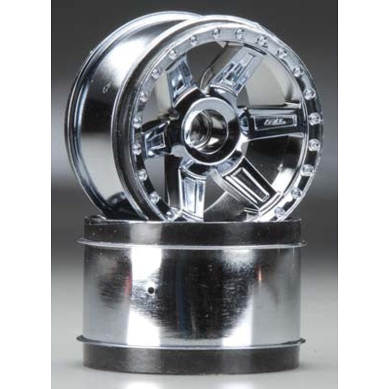 PROLINE 2728-11 Desperado 2.8 Black Chrome Front Wheels *DISC*