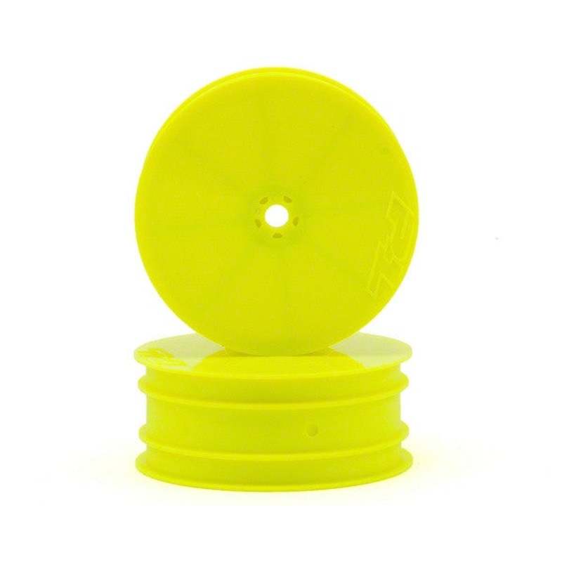 PROLINE 2734-02 Velocity 2.2 Hex Wheel Front Yellow TLR 22 *DISC*