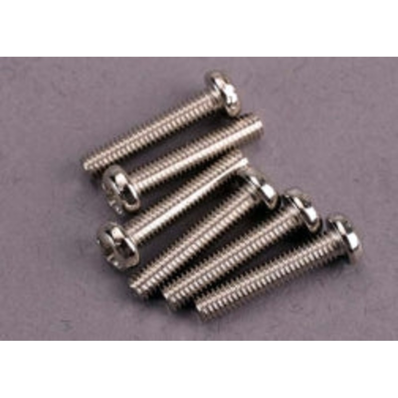 TRAXXAS 2563 Round Head Screw 3x15mm (6)