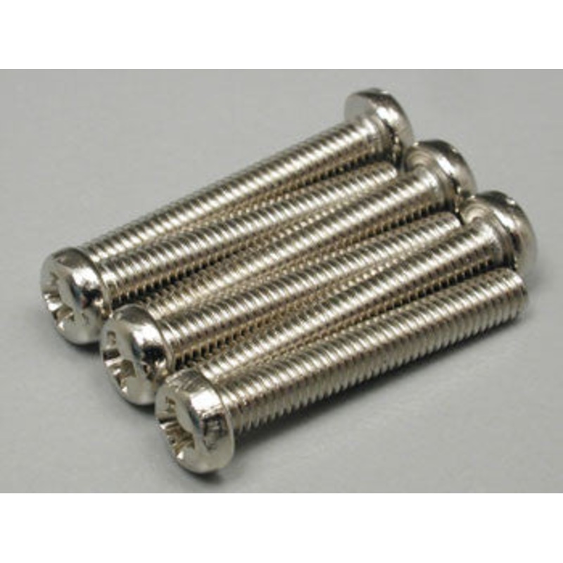 TRAXXAS 2566 Round Head Machine Screws 3x20mm (6)