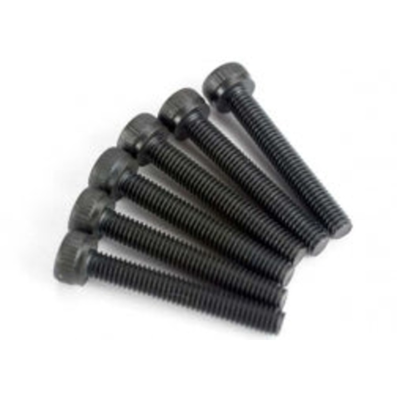 TRAXXAS 2585 Cylinder head bolts, marine 3x20mm CS (6) (TRX 2.5)