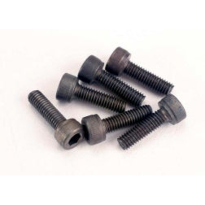 TRAXXAS 2587 Screws, 3x10mm cap head machine (6) no washer m3x10
