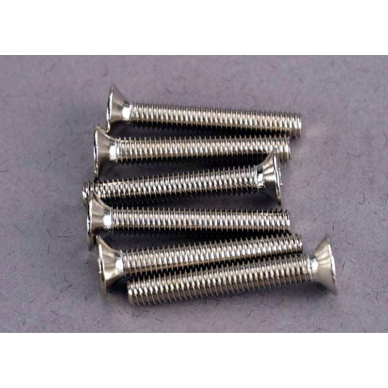 TRAXXAS 2590 Screws, 3x20mm countersunk machine screws (6)