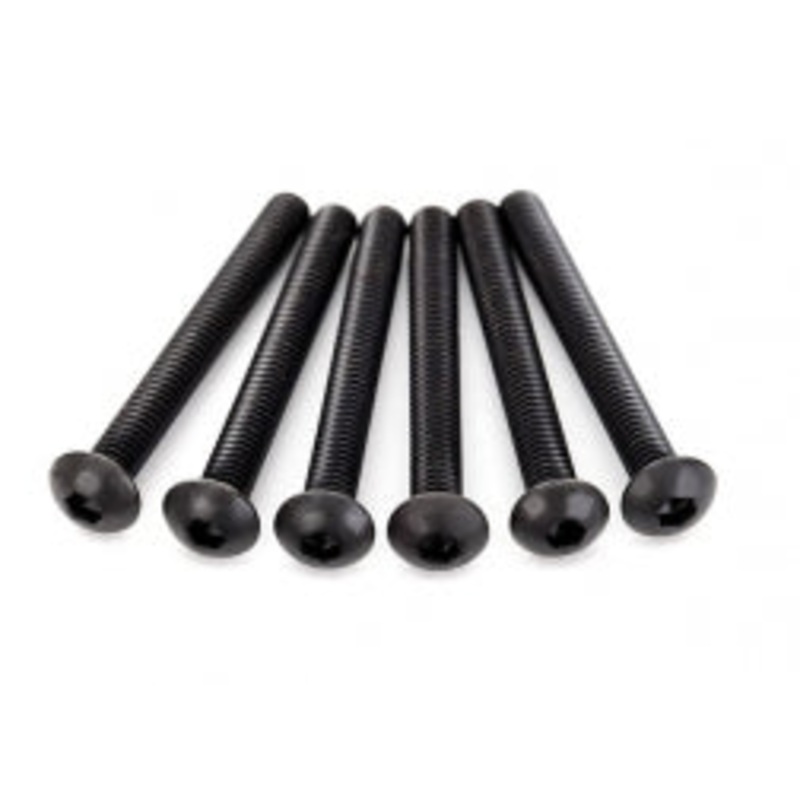 TRAXXAS 2595 Screws, 4x35mm button-head machine (hex drive) (6) MAXX