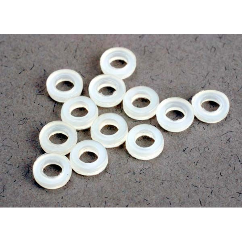TRAXXAS 2633 Spacers, nylon 3x6x1.5mm (12)