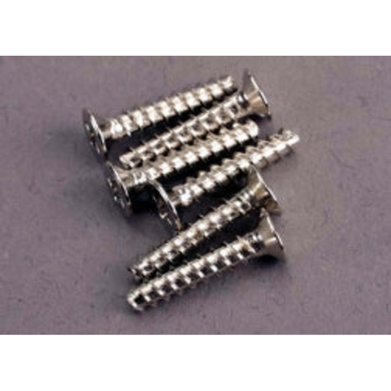 TRAXXAS 2649 Screws 3x15mm countersunk self-tapping (6)