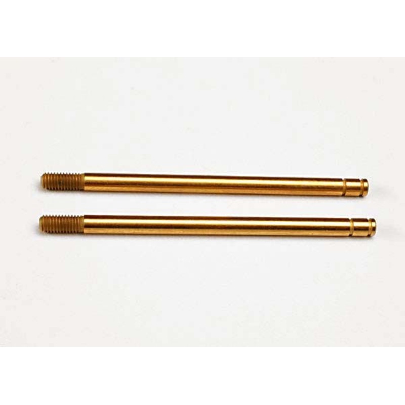 TRAXXAS 2656T Shock shafts, hardened steel, titanium nitride coated (xx-long) (2) : SLASH 2WD, SLASH 4X4, STAMPEDE 4X4