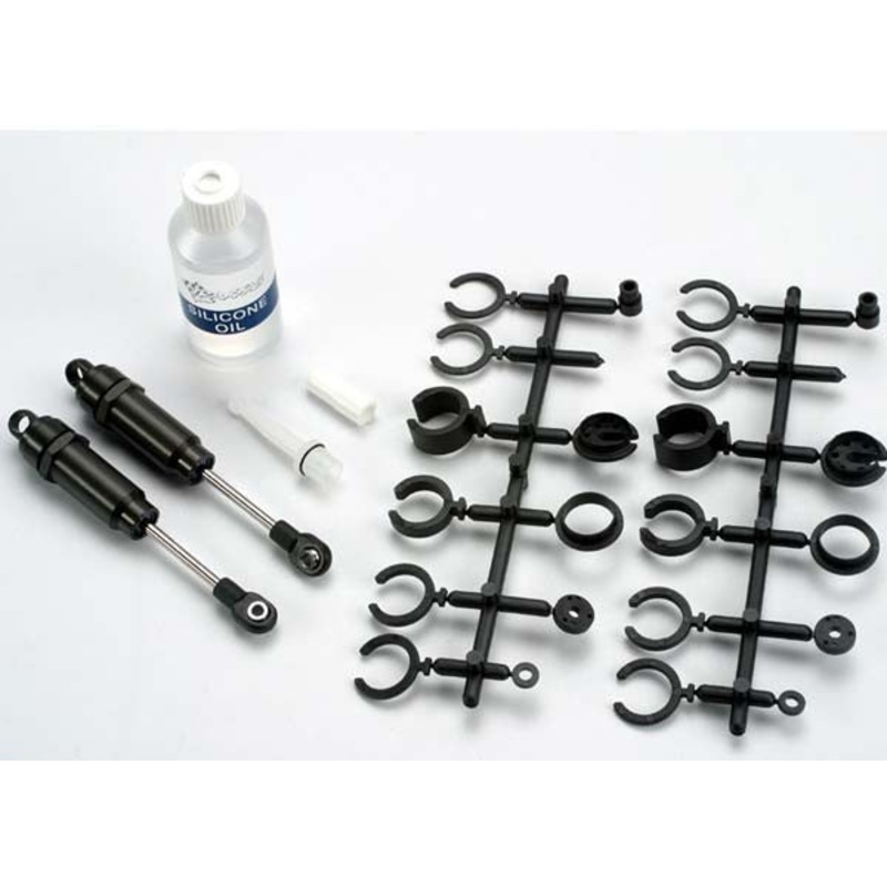 TRAXXAS 2660 Hard Anodized Teflon Coated Big Bore Front Shock Set (Long)