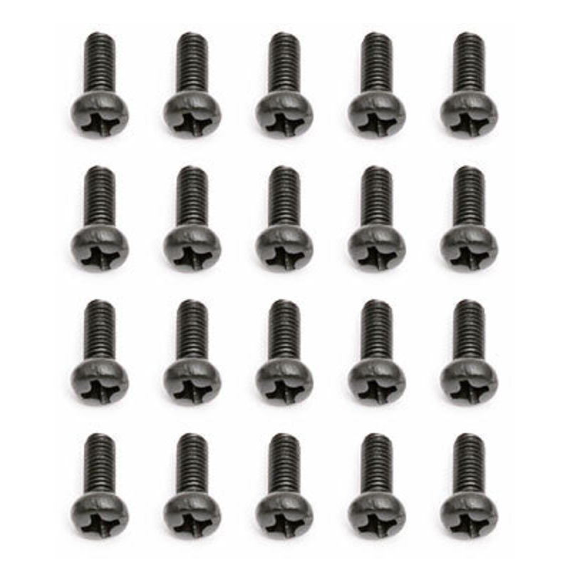 ASSOCIATED 25180 M3x8mm Button Hd Phillips Screw
