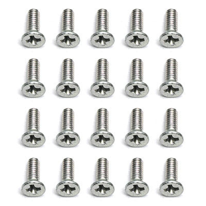 ASSOCIATED 25195 Flat Head Phillips Screw M2x6mm (20)