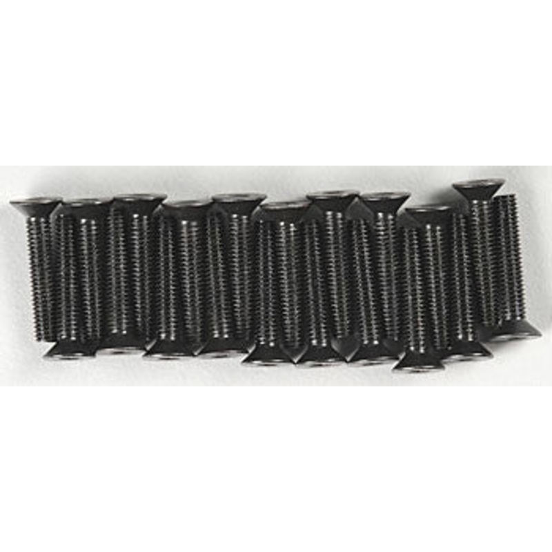 ASSOCIATED 25204 Flat Head Hex Screw M3x16mm (20), B5M, ASC25204