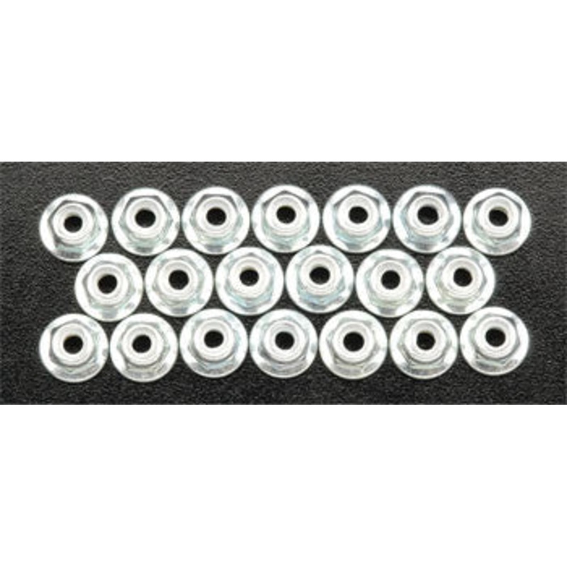 ASSOCIATED 25216 Locknut w/Flange M3 (20)