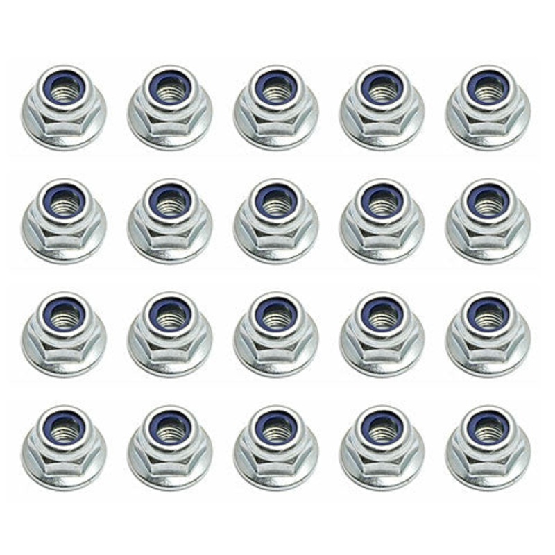 ASSOCIATED 25217 M4 Locknut with Flange: SC104x4