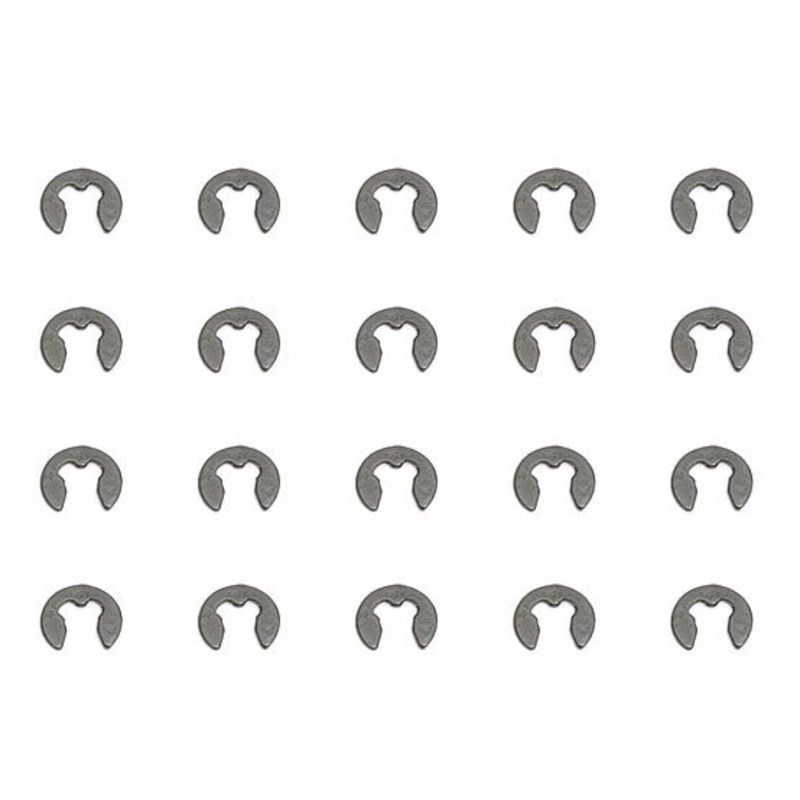ASSOCIATED 25230 2mm E-Clips: MGT