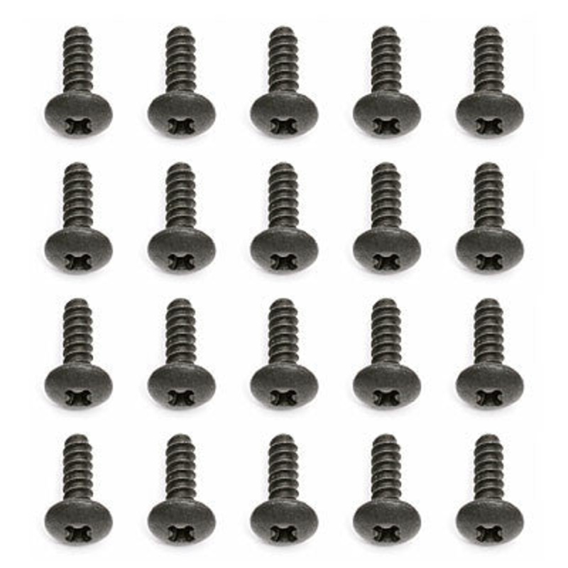 ASSOCIATED 25246 Button Head Phillips Tap Screw M2.6x8mm (20)