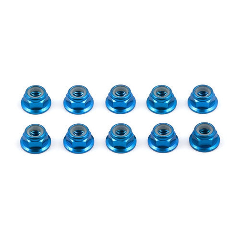 ASSOCIATED 25390 FT Locknut Blue 5mm *DISC*