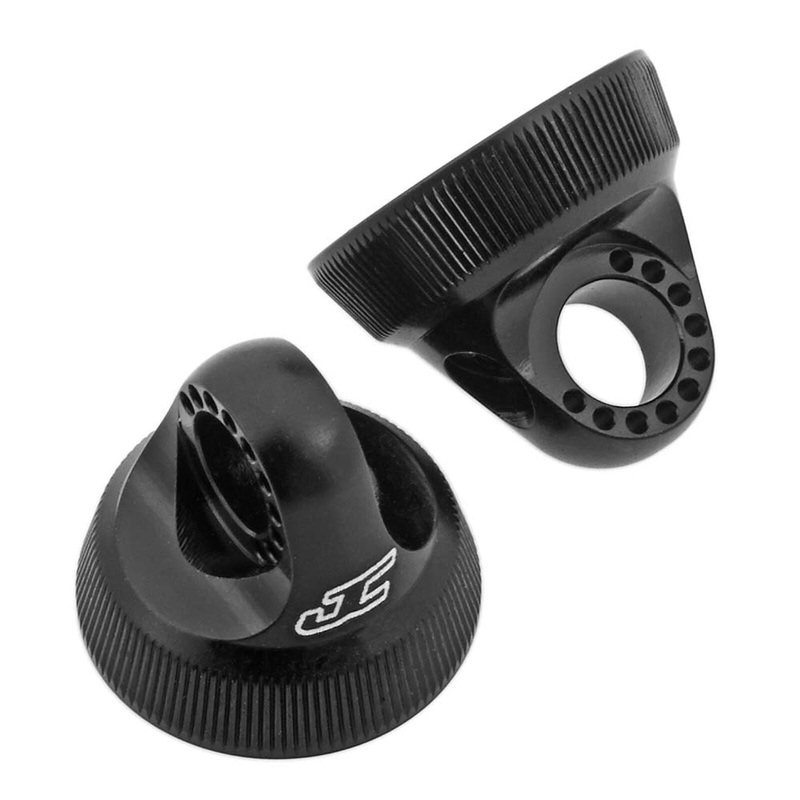 JCONCEPTS 2490-2 Fin 12mm V2 Shock Cap Black