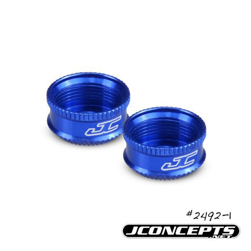 JCONCEPTS 2492-1 Fin VCS Shock Bottom Cap Blue