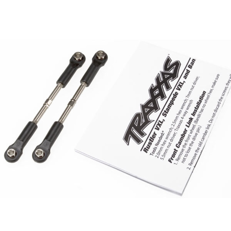 TRAXXAS 2445 Turnbuckles, toe link, 55mm (75mm center to center)