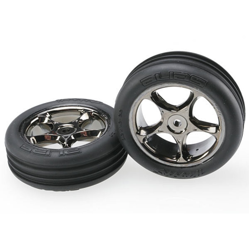 TRAXXAS 2471A Tires & Wheels Assembled Ribbed Bandit Front
