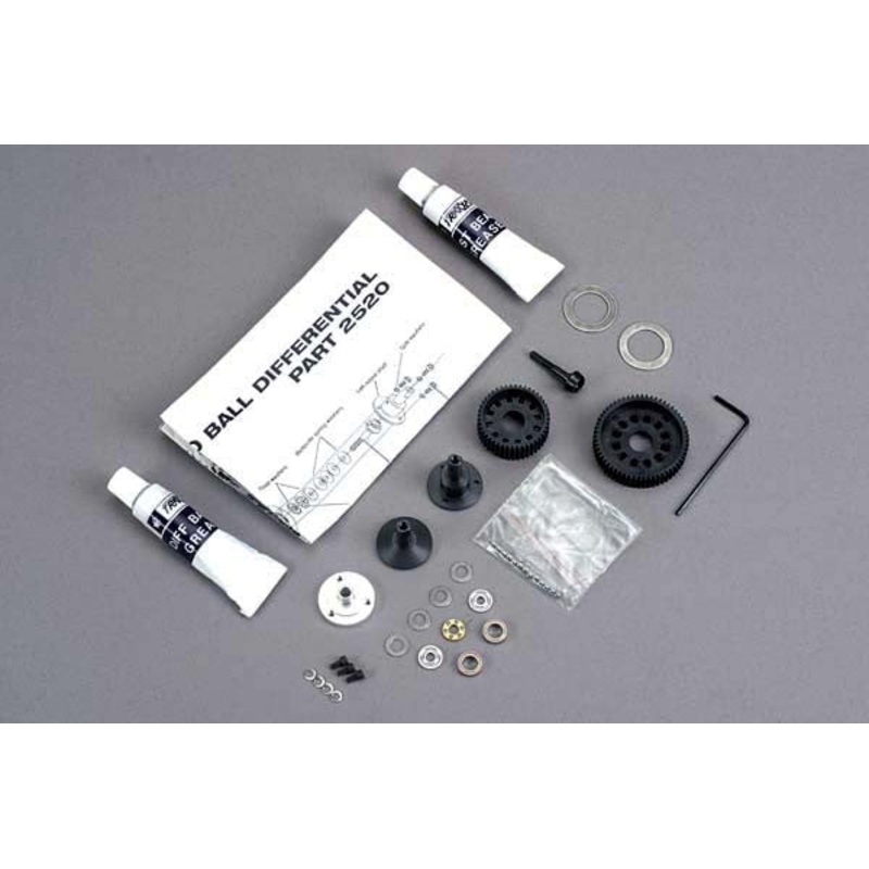 TRAXXAS 2520 Ball differential, pro ball-bearing : SLASH 2WD, RUSLTER, STAMPEDE 2WD