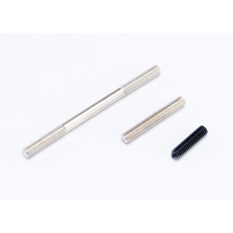 TRAXXAS 2537  Threaded Rods (20/25/44 mm 1 ea.)/ (1) 12mm set screw : SLASH 4X4, RUSTLER, STAMPEDE 2WD, STAMPEDE 4X4