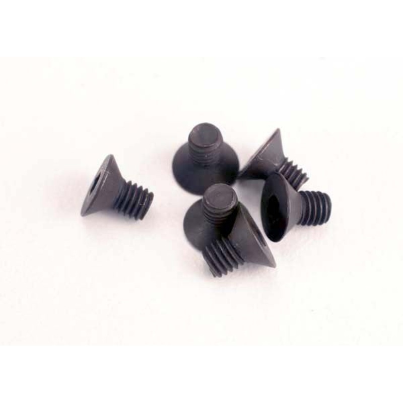 TRAXXAS 2549 Screws, 3x5mm countersunk machine (6) (hex drive)