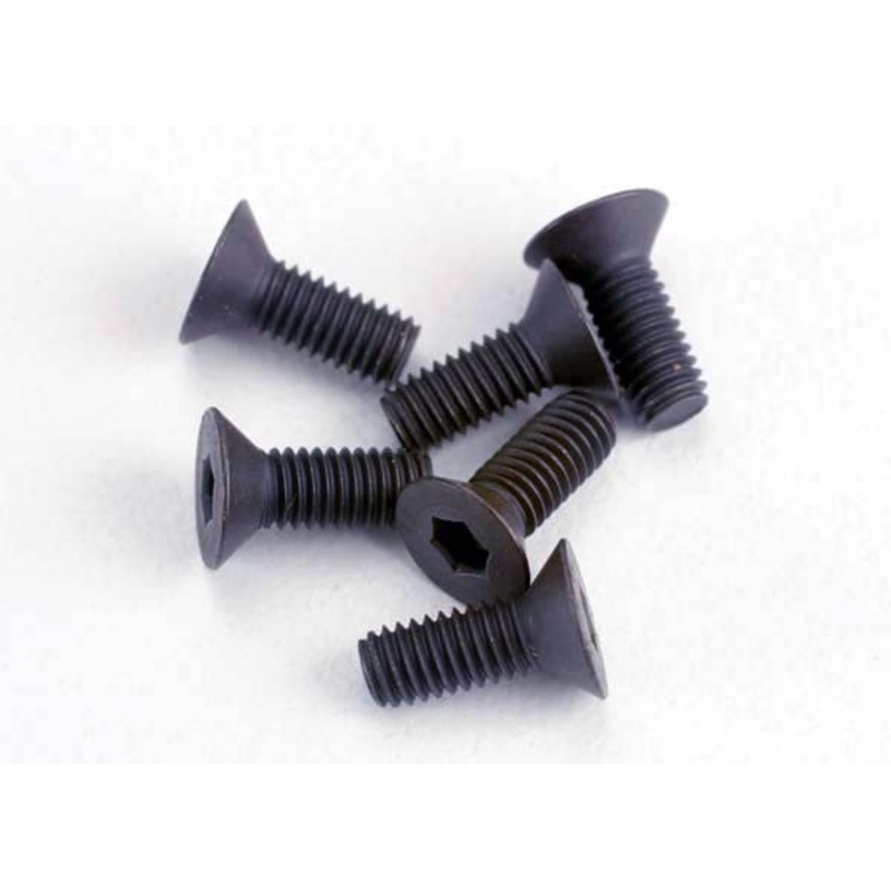 TRAXXAS 2550 Screws 3x8mm countersunk machine hex drive